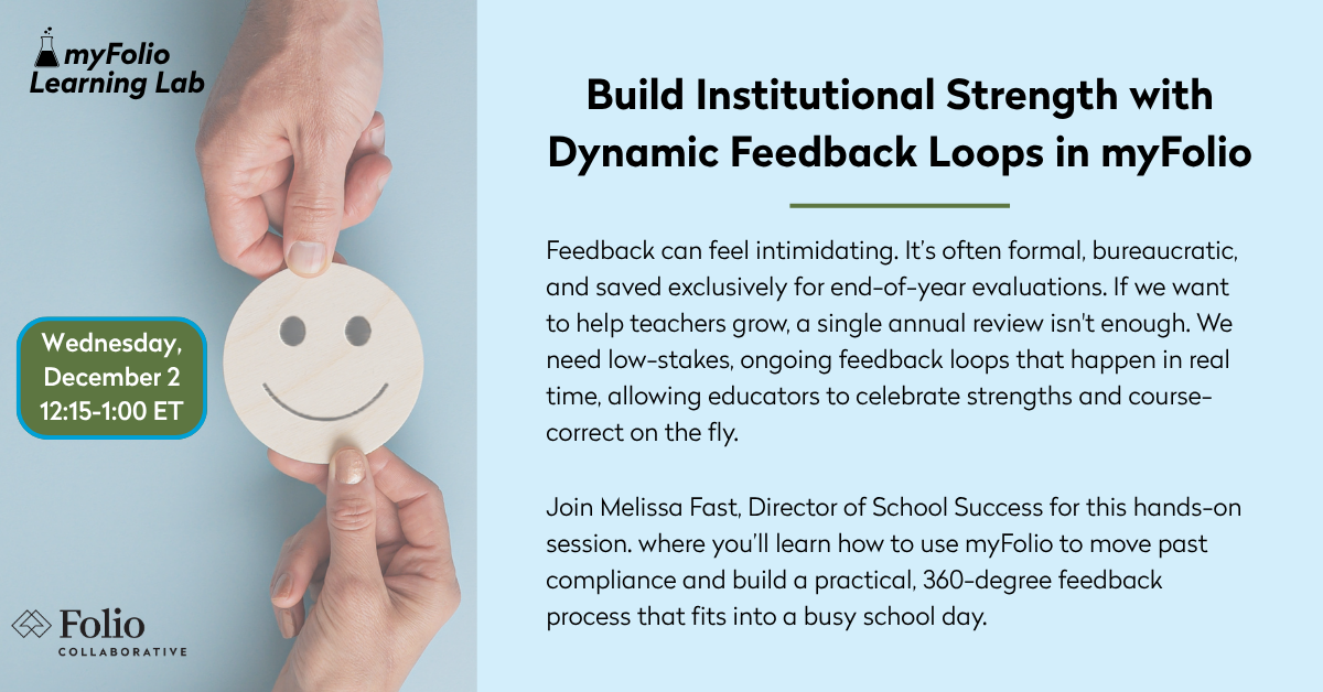 Dynamic Feedback Loops in myFolio December 2026